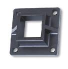 Aluminum Weldable 3 inch Deck Mount for Railing Systems-Fences 4 Less's ...