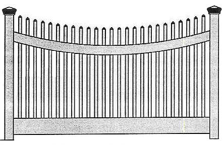 Cambridge Fence Section