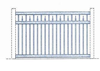 Ornamental Fence Section