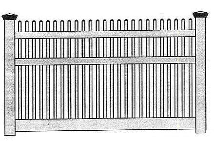 Nottingham Fence Sections